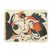 Komposition mit Two Dees von Franz Marc Magnet (Horizontal)