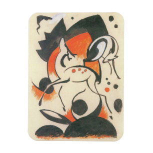 Komposition mit Two Dees von Franz Marc Magnet