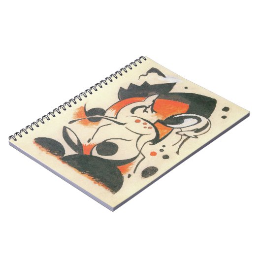 Komposition mit Two Dees von Franz Marc Notizblock (Linke Seite)