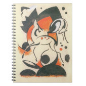 Komposition mit Two Dees von Franz Marc Notizblock (Vorderseite)