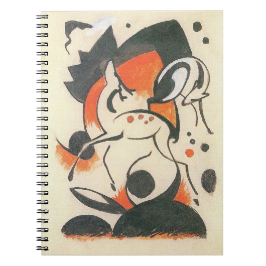 Komposition mit Two Dees von Franz Marc Notizblock (Vorderseite)