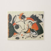 Komposition mit Two Dees von Franz Marc Puzzle (Horizontal)