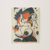 Komposition mit Two Dees von Franz Marc Puzzle (Vertikal)