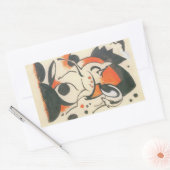 Komposition mit Two Dees von Franz Marc Rechteckiger Aufkleber (Umschlag)