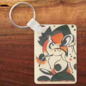 Komposition mit Two Dees von Franz Marc Schlüsselanhänger (Vorderseite)