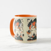 Komposition mit Two Dees von Franz Marc Tasse (Vorderseite Links)