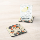 Komposition mit Two Dees von Franz Marc Untersetzer (Rechte Seite)