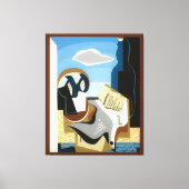 Komposition mit Vogel Leinwanddruck (Vorderseite)