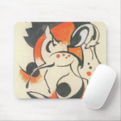 Komposition mit zwei Hirschen von Franz Marc Mousepad (Mit Mouse)