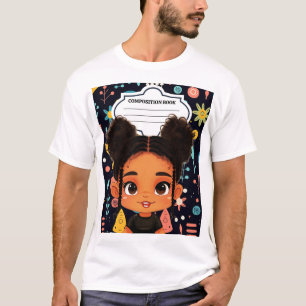Komposition Notebook & Bleistift Halloween Kostüme T-Shirt