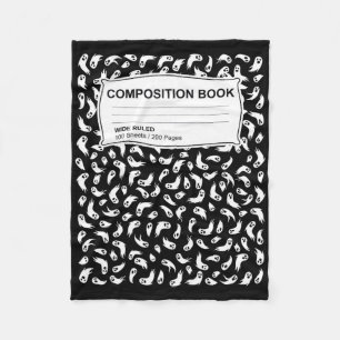 Komposition Notebook Halloween Kostüme Männer Frau Fleecedecke