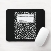 Komposition Notebook Halloween Kostüme Männer Frau Mousepad (Mit Mouse)