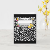 Komposition Notebook Matching Group Halloween Teac Karte (Gelbe Blume)