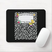Komposition Notebook Matching Group Halloween Teac Mousepad (Mit Mouse)