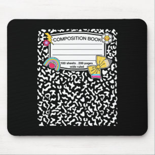 Komposition Notebook Matching Group Halloween Teac Mousepad