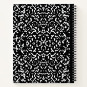 Komposition Notebook-Schüler Schullehrer Schwarz Notizblock (Rückseite)