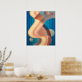 Komposition Nr. 61 von Stuart Walker Poster (Küche)