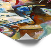 Komposition VI von Wassily Kandinsky Poster (Ecke)