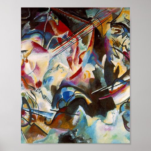 Komposition VI von Wassily Kandinsky Poster (Vorne)
