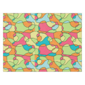 Komposition von Doodelementen Tischdecke (Vorderseite (Horizontal))