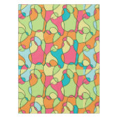 Komposition von Doodelementen Tischdecke (Vorderseite)