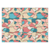 Komposition von Doodelementen Tischdecke (Vorderseite (Horizontal))