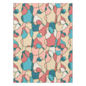 Komposition von Doodelementen Tischdecke (Vorderseite)