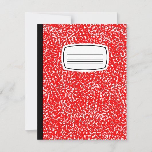 Kompositionsbuch Einladung (Vorderseite)