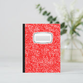 Kompositionsbuch Einladung (Stehend Vorderseite)