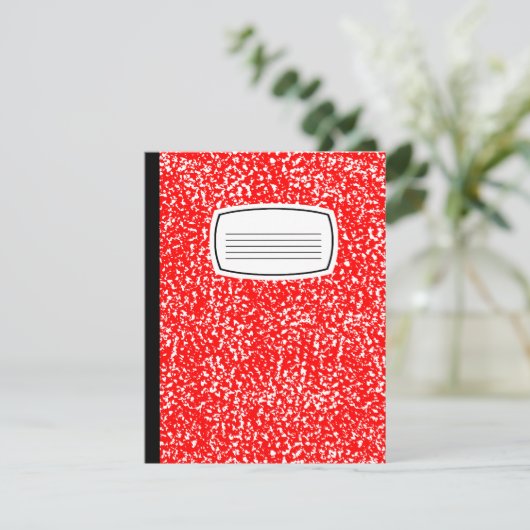 Kompositionsbuch Einladung (Stehend Vorderseite)