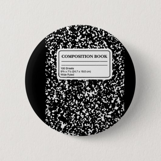 Kompositionsbuch/Studentenlehrer Button (Vorderseite)