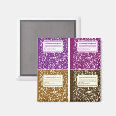 Kompositionsbuch/Studentenlehrer Magnet (Vorderseite/Rückseite)