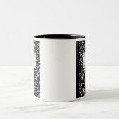 Kompositionsbuch/Studentenlehrer Zweifarbige Tasse (Mittel)