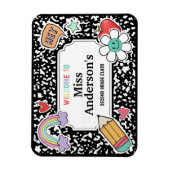 Kompositionsheft Lehrer Klassenzimmer Magnet (Vertikal)