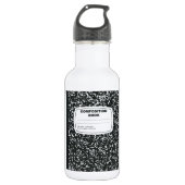 Kompositionslehrer Edelstahlflasche (Vorderseite)