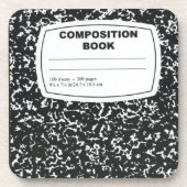 Kompositionslehrer Getränkeuntersetzer (Vorderseite)