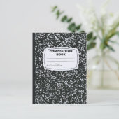 Kompositionslehrer Postkarte (Stehend Vorderseite)