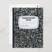 Kompositionslehrer Postkarte (Vorne/Hinten)