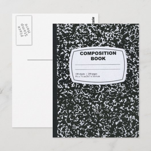 Kompositionslehrer Postkarte (Vorne/Hinten)