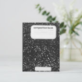 Kompositionslehrer Postkarte (Stehend Vorderseite)