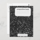 Kompositionslehrer Postkarte (Vorne/Hinten)