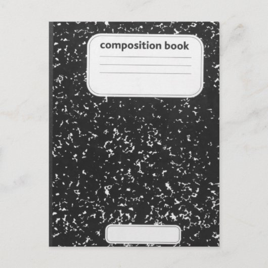 Kompositionslehrer Postkarte (Vorderseite)