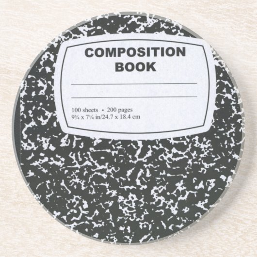 Kompositionslehrer Sandstein Untersetzer (Vorne)