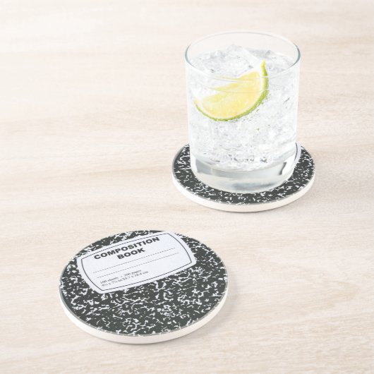 Kompositionslehrer Sandstein Untersetzer (Seite)