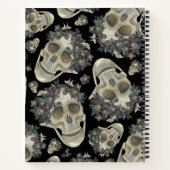 KompositionsNotebook: gotische Schädelkomposition Notizblock (Rückseite)