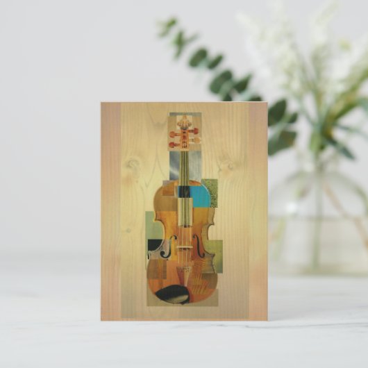 KompositVioline Postkarte (Stehend Vorderseite)