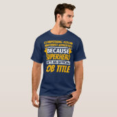 KOMPOSSIERUNGSRAUM MASCHINISTISCHER APPRENTICE Fun T-Shirt (Vorne ganz)