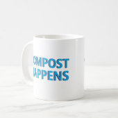 Kompost entsteht Komposter Kaffeetasse (Vorderseite Links)