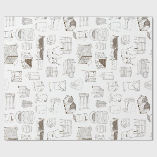 Kompost Geschenkpapier (Flach)