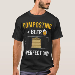 Kompost-Komposter für den Bier T-Shirt